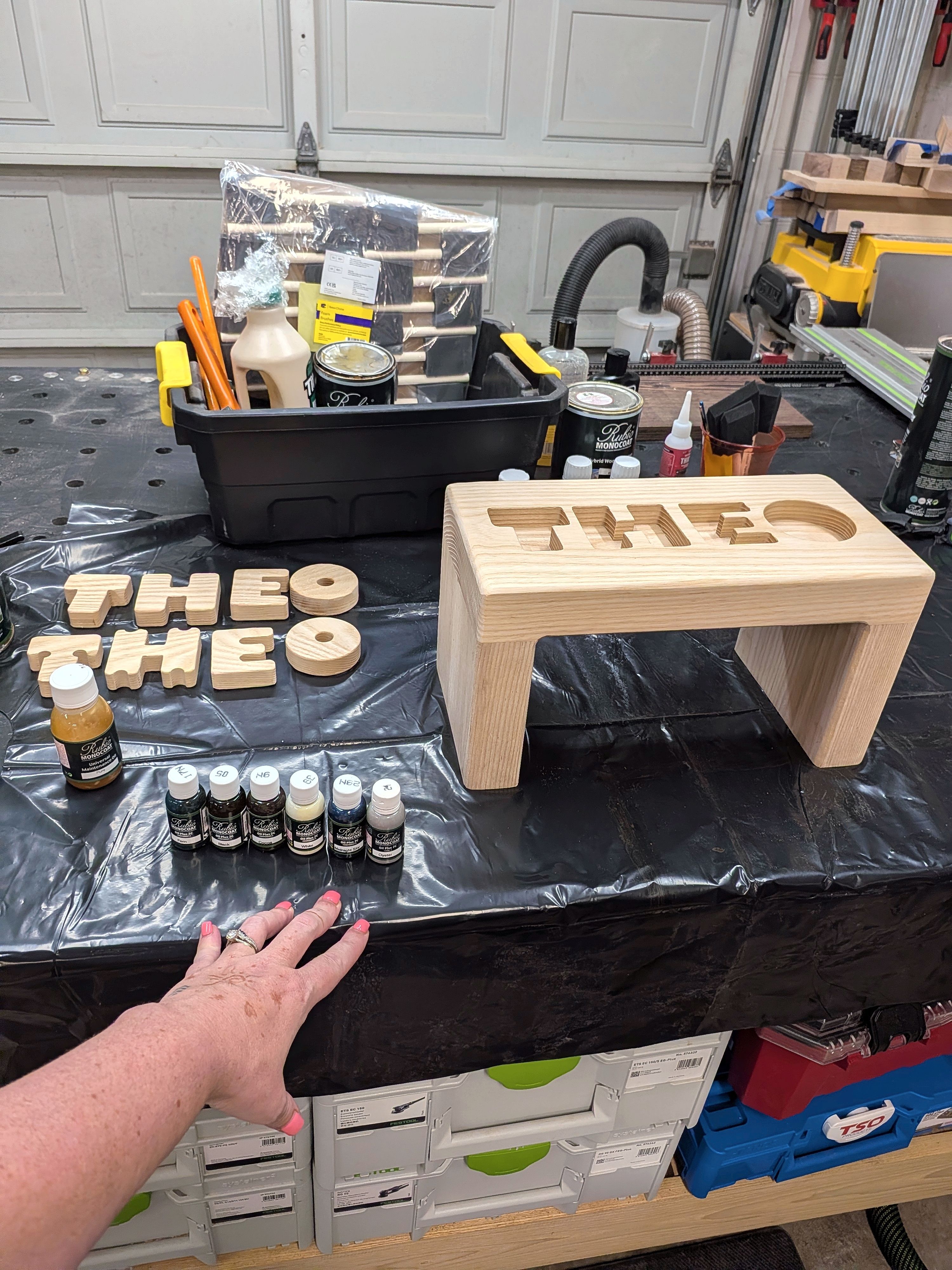 Personalized Name Stools project photo