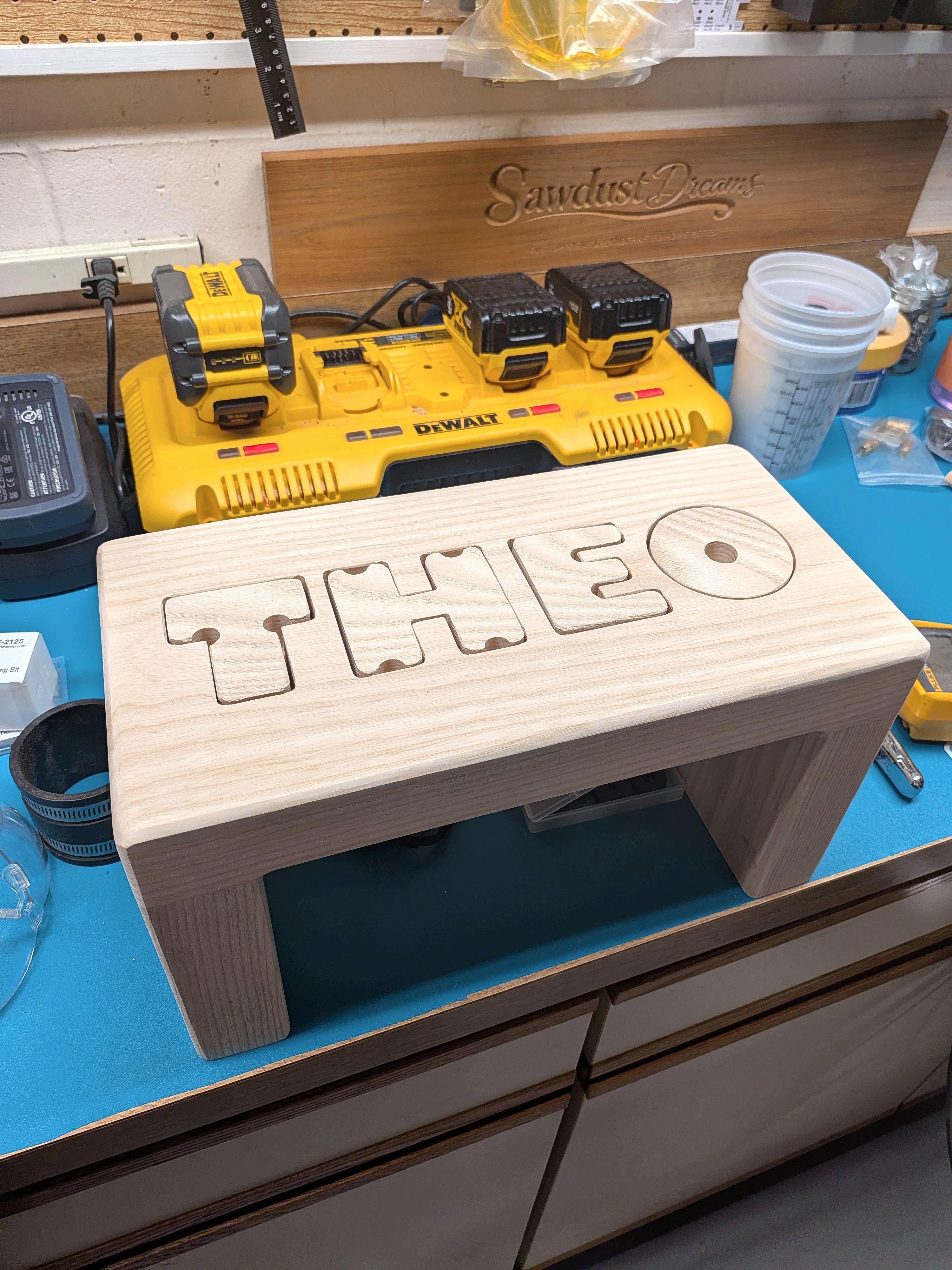 Personalized Name Stools project photo